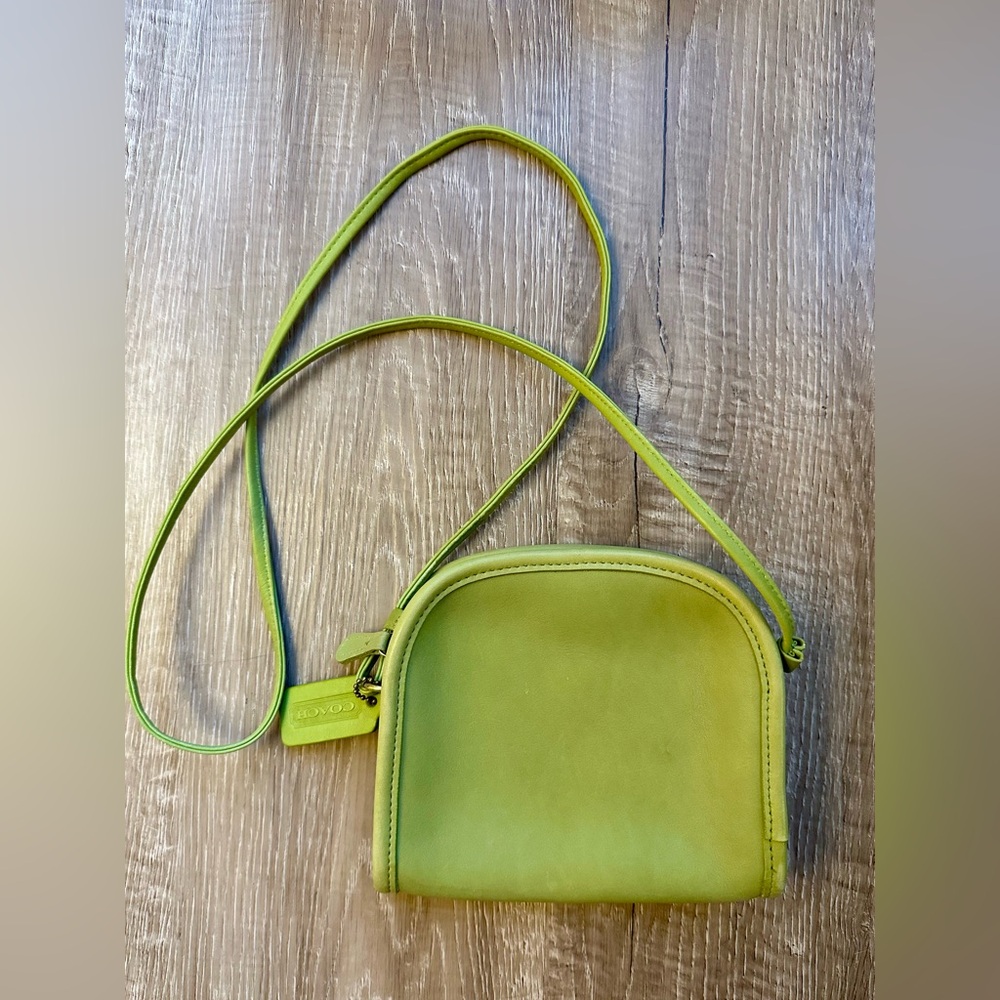 RARE Vintage Leaf Green Abbie Bag 9017